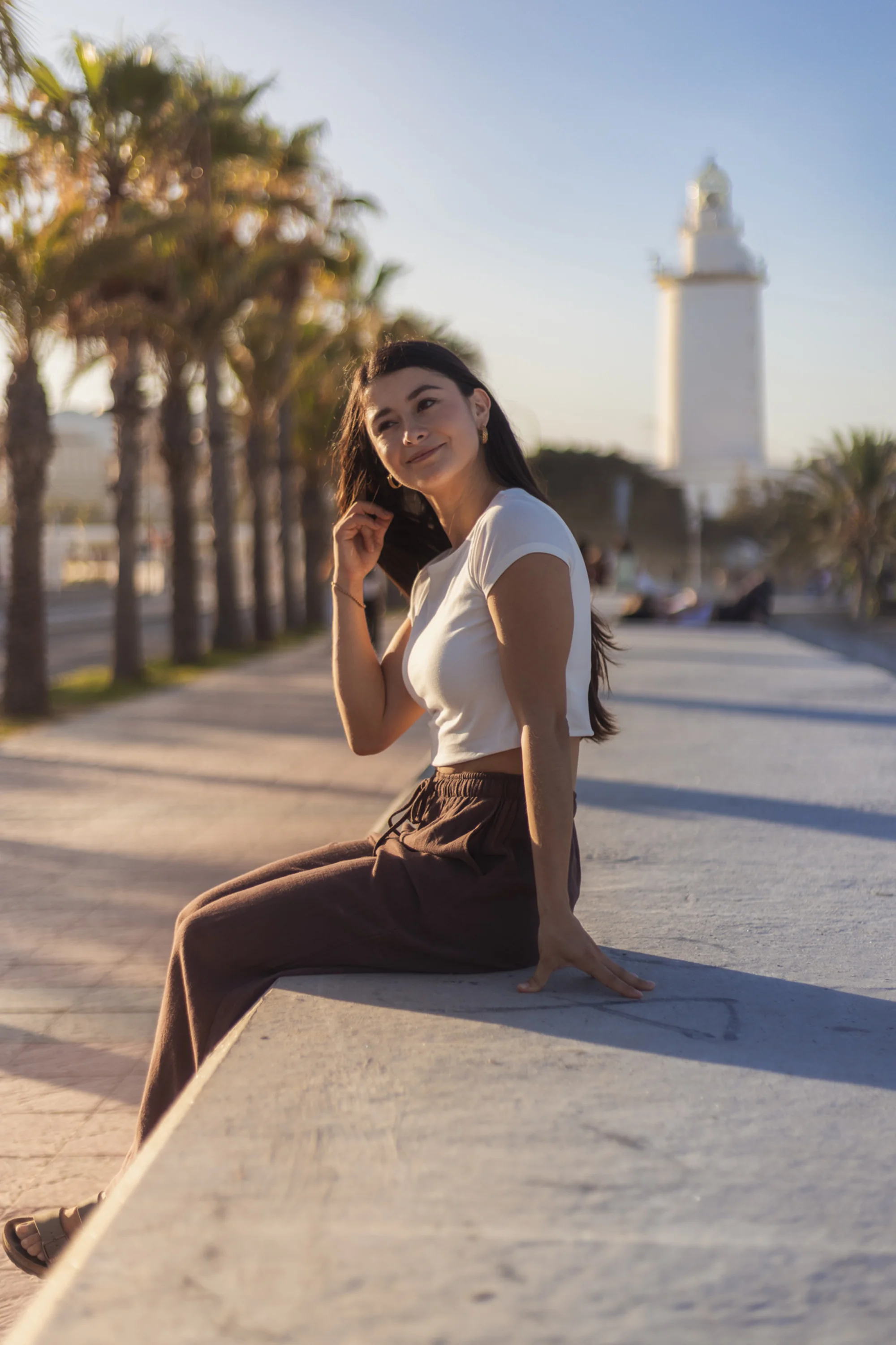 Golden hour in La Malagueta
