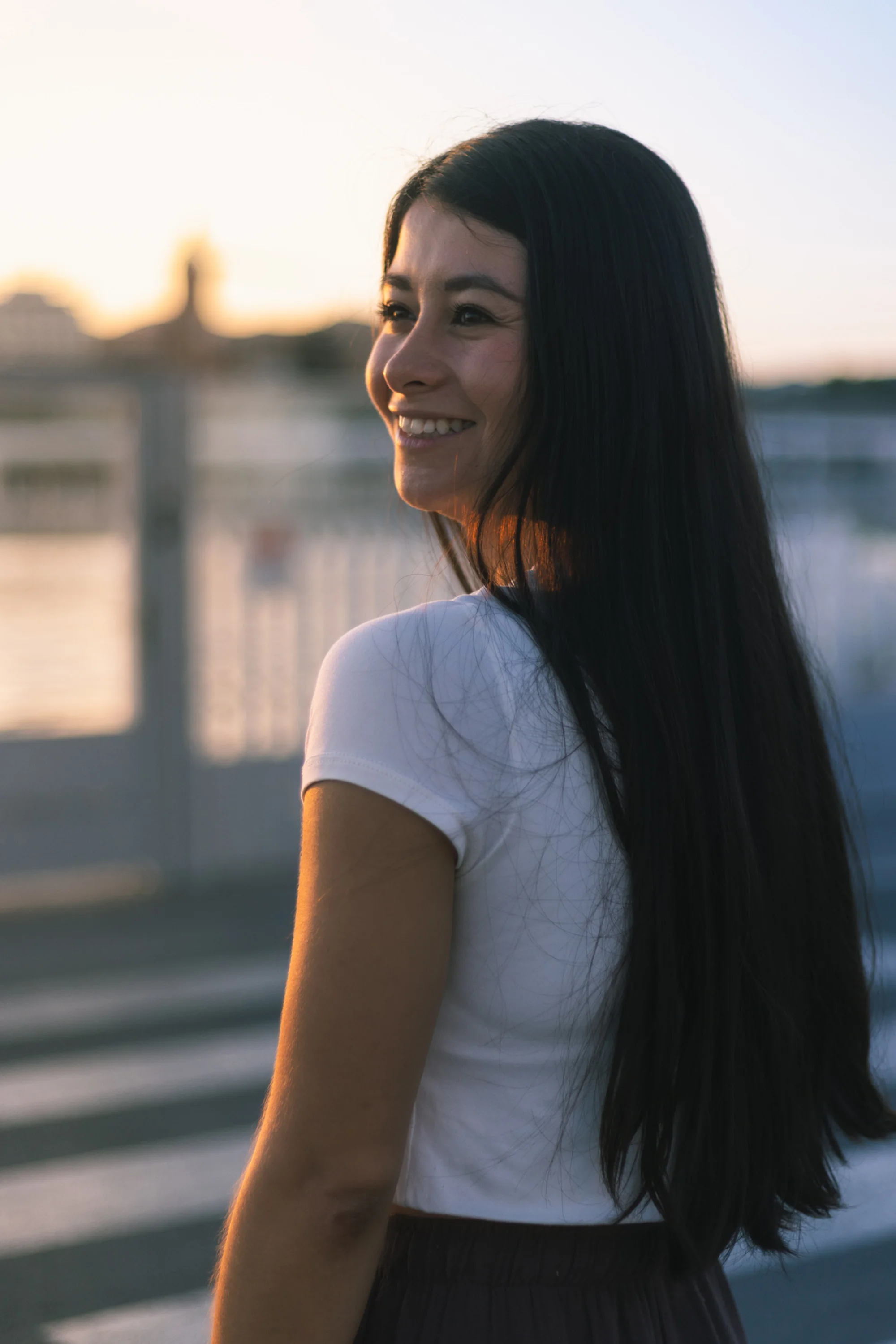 Golden hour in La Malagueta