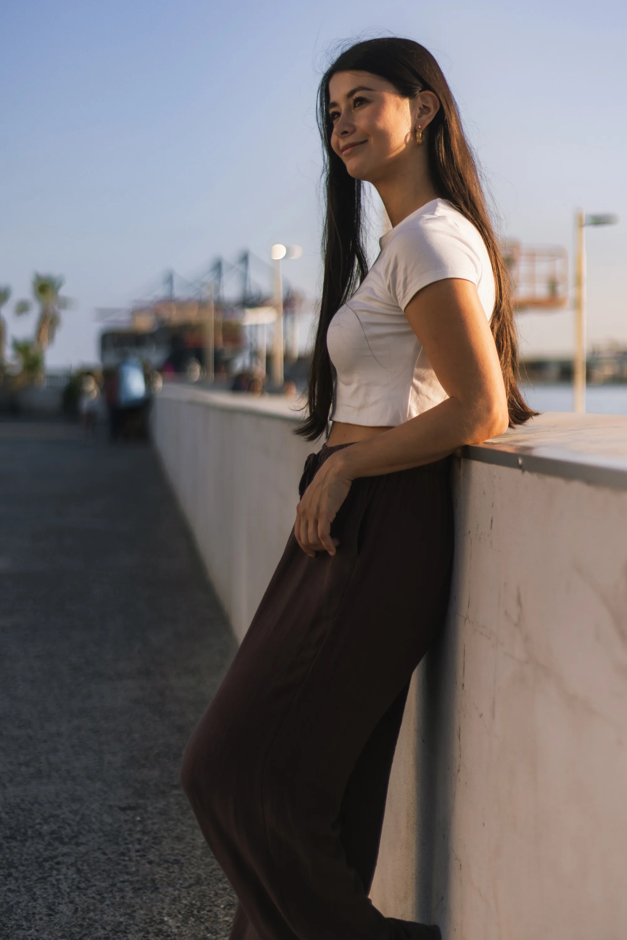 Golden hour in La Malagueta