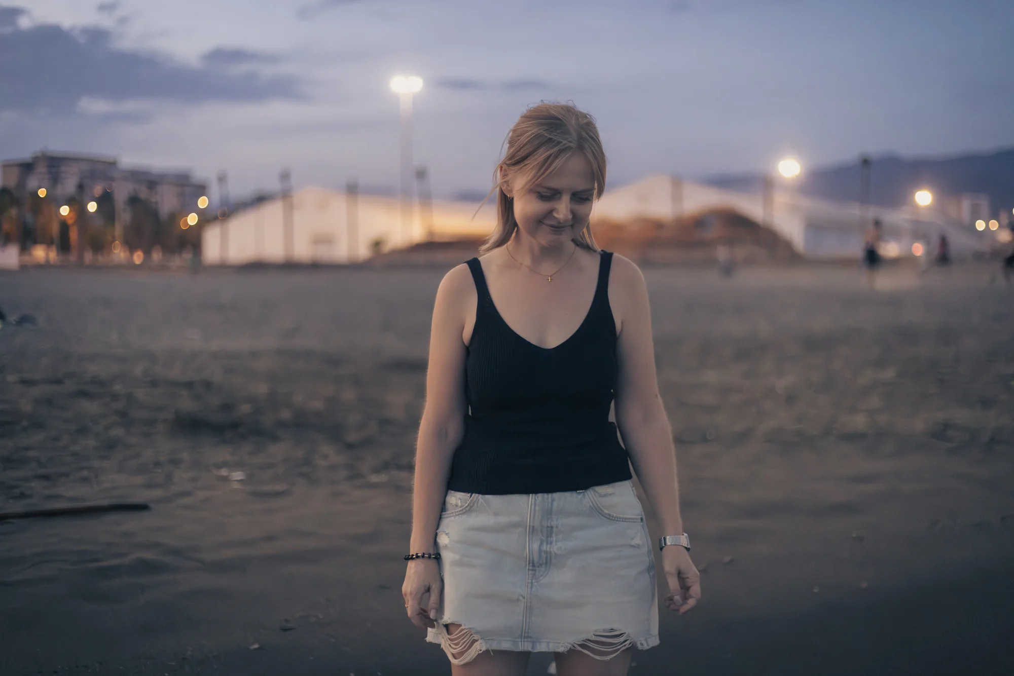 Beach sunset shoot